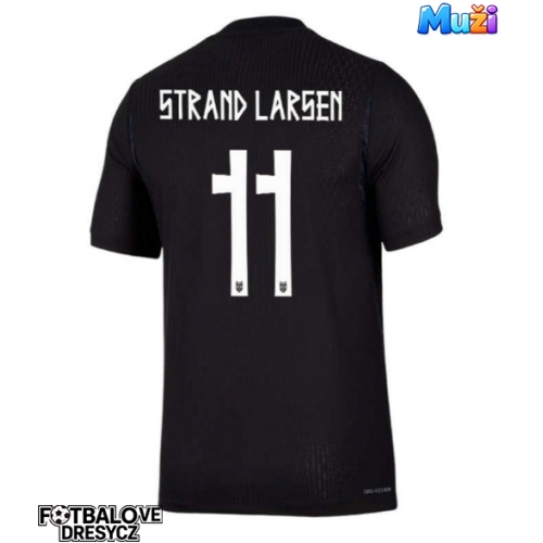 Norsko Jorgen Strand Larsen #11 Venkovní Dres MS 2026 Krátký Rukáv Norsko Jorgen Strand Larsen #11 Venkovní Dres MS 2026 Krátký Rukáv